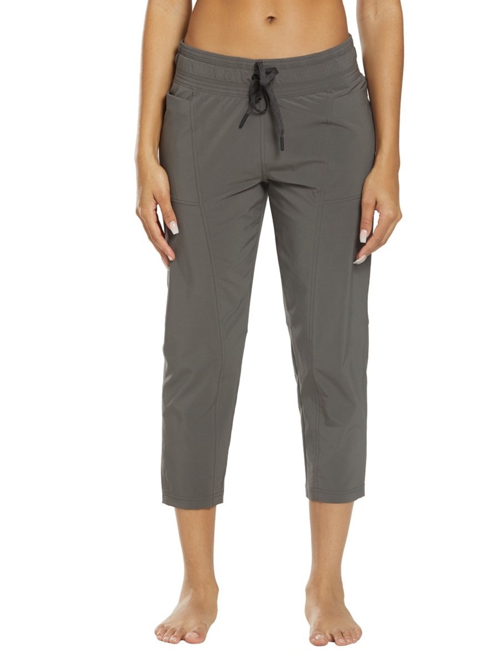 prAna Women's Leonora Capri Black Drawstring Athletic Pants XS - Picture 6 of 9